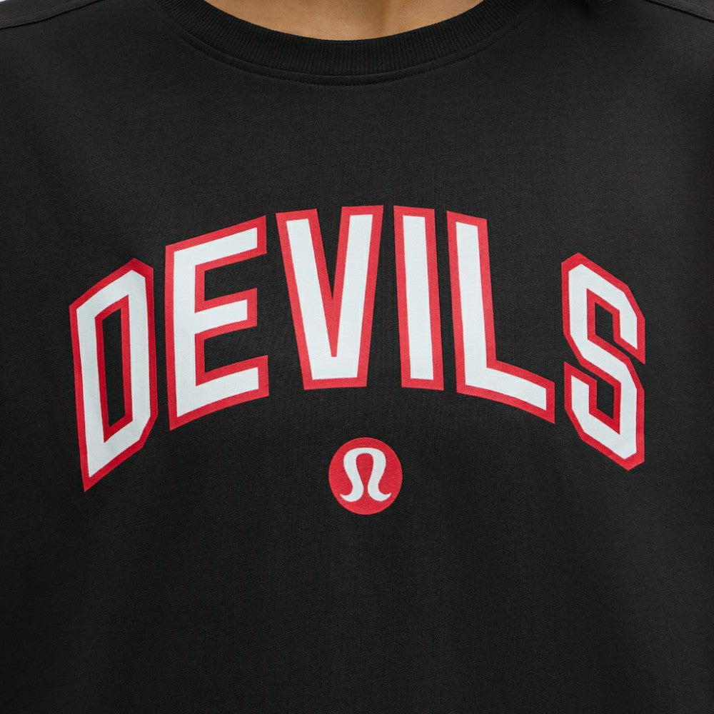 New Jersey Devils lululemon Women's All Yours Organic Cotton T-Shirt - Black - NHL