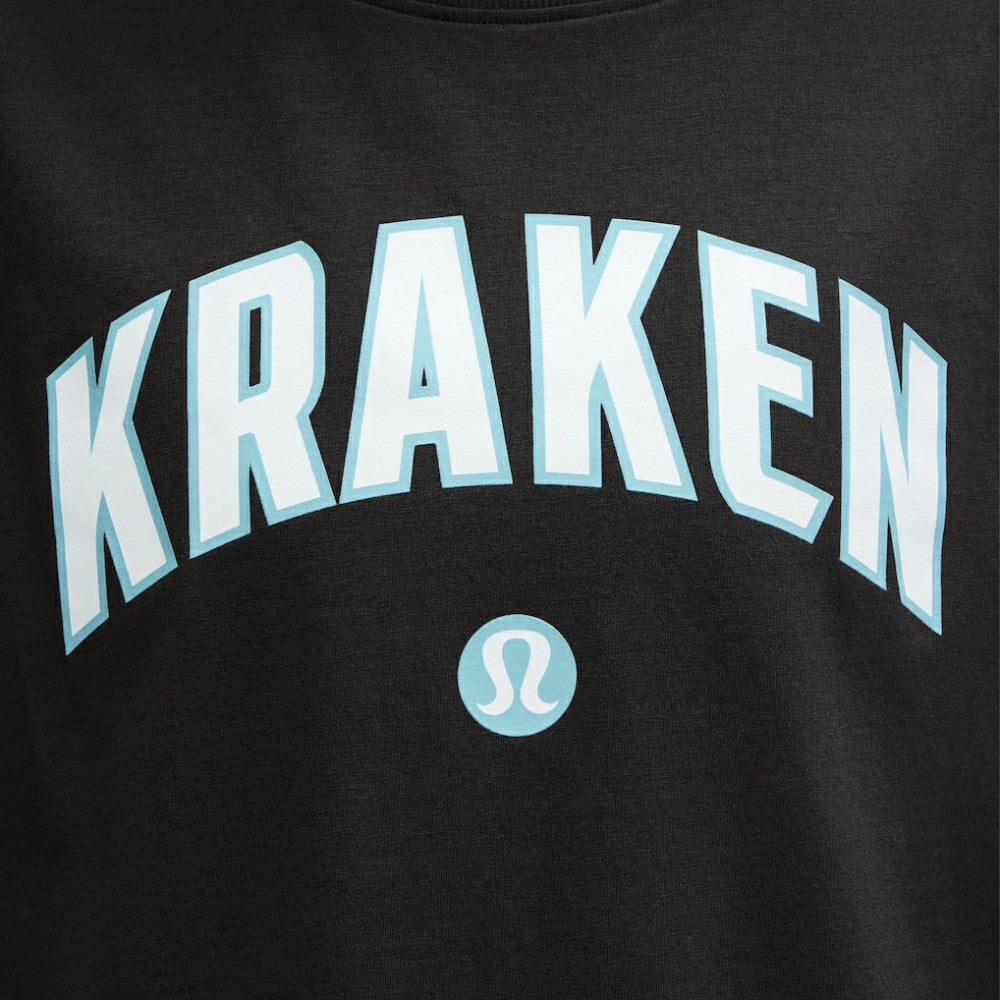 Seattle Kraken lululemon Women's All Yours Organic Cotton T-Shirt - Black - NHL