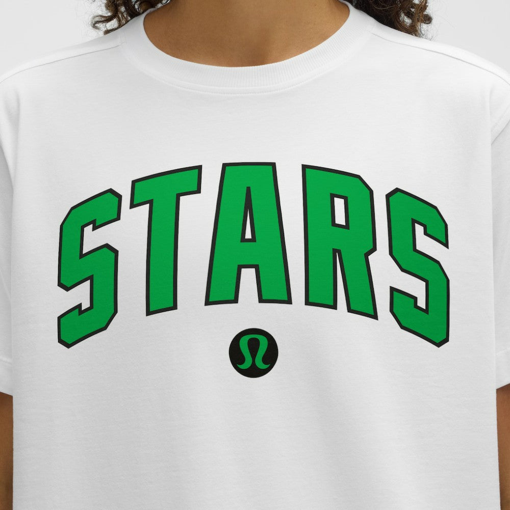 Dallas Stars lululemon Women's All Yours Organic Cotton T-Shirt - White - NHL