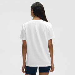 New York Islanders lululemon Women's All Yours Organic Cotton T-Shirt - White - NHL