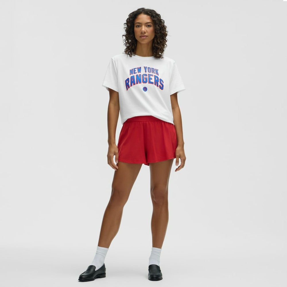 New York Rangers lululemon Women's All Yours Organic Cotton T-Shirt - White - NHL