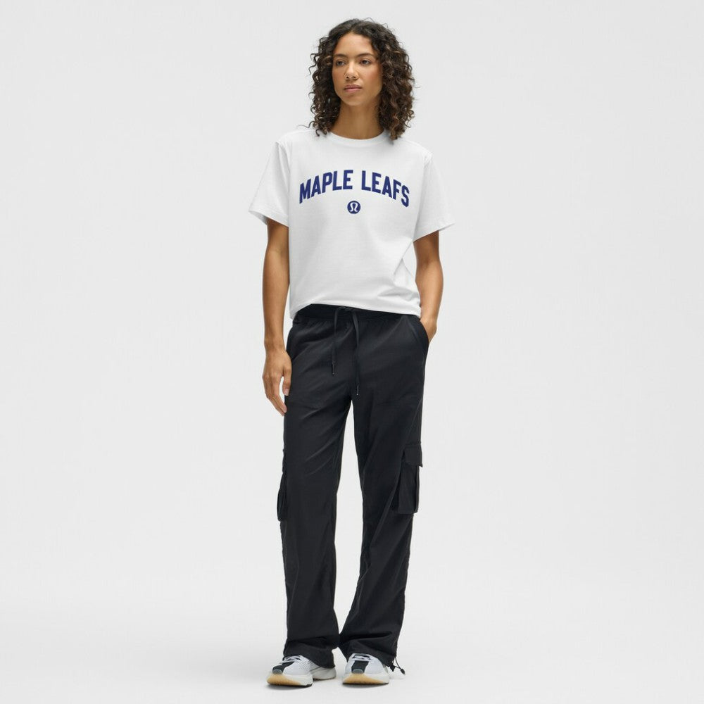 Toronto Maple Leafs lululemon Women's All Yours Organic Cotton T-Shirt - White - NHL