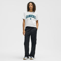 Vancouver Canucks lululemon Women's All Yours Organic Cotton T-Shirt - White - NHL