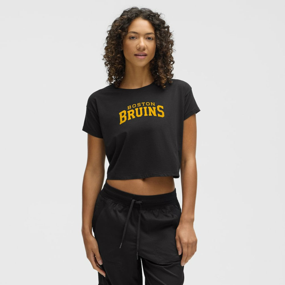 Boston Bruins lululemon Women's Cates T-Shirt - Black - NHL