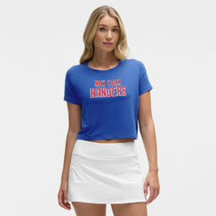New York Rangers lululemon Women's Cates T-Shirt - Blue - NHL