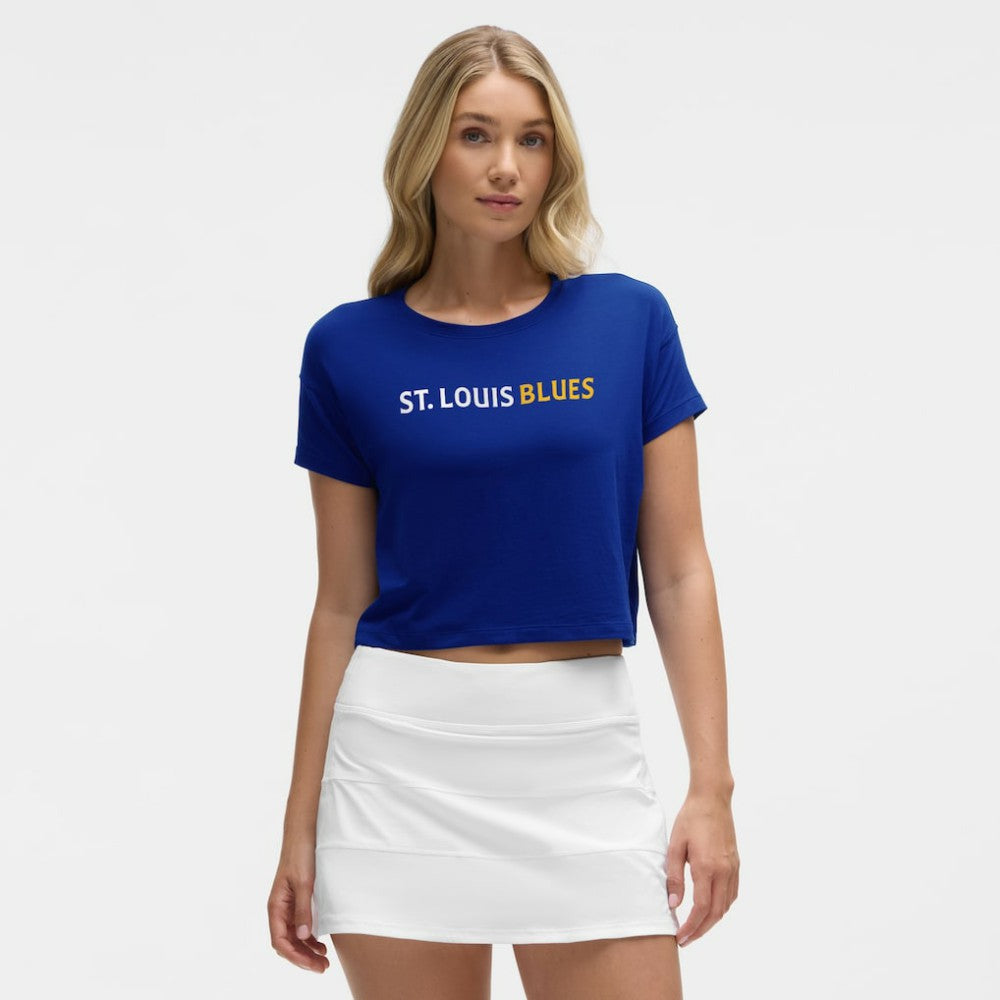 St. Louis Blues lululemon Women's Cates T-Shirt - College Cobalt - NHL