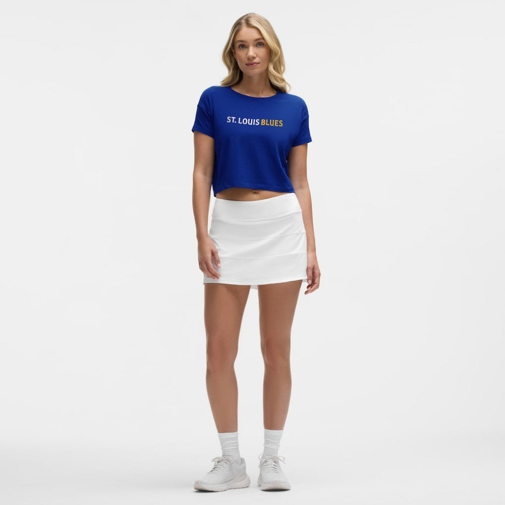 St. Louis Blues lululemon Women's Cates T-Shirt - College Cobalt - NHL