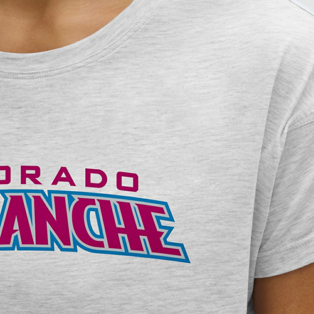 Colorado Avalanche lululemon Women's Cates T-Shirt - Heathered Core Ultra Light Grey - NHL