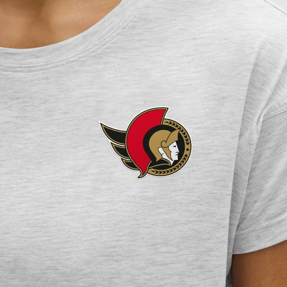 Ottawa Senators lululemon Women's Cates T-Shirt - Heathered Core Ultra Light Grey - NHL