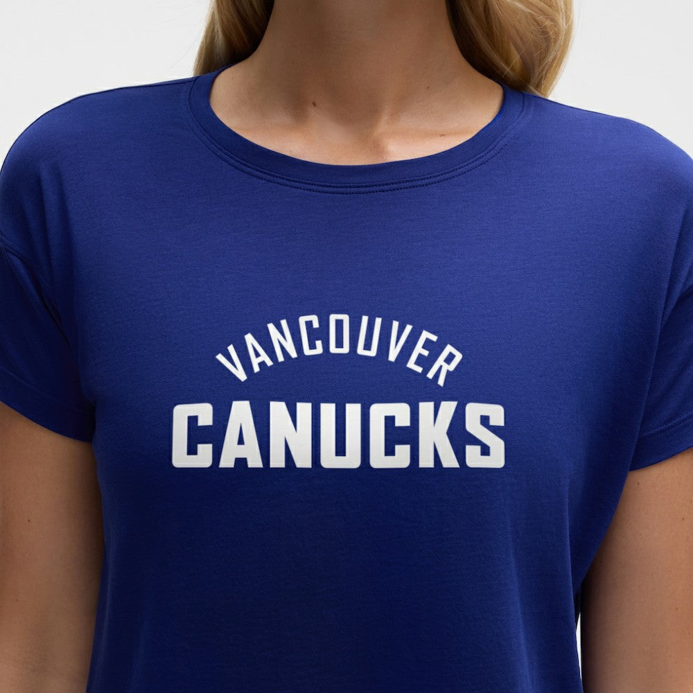 Vancouver Canucks lululemon Women's Cates T-Shirt - Larkspur - NHL