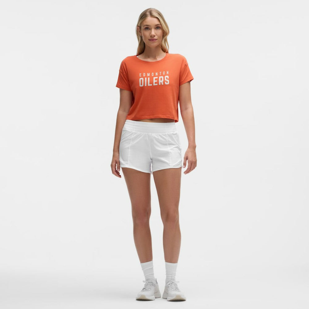 Edmonton Oilers lululemon Women's Cates T-Shirt - Sienna - NHL