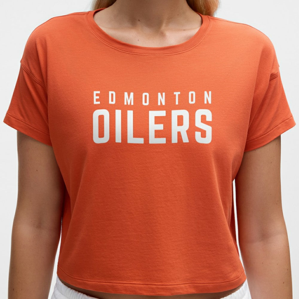 Edmonton Oilers lululemon Women's Cates T-Shirt - Sienna - NHL