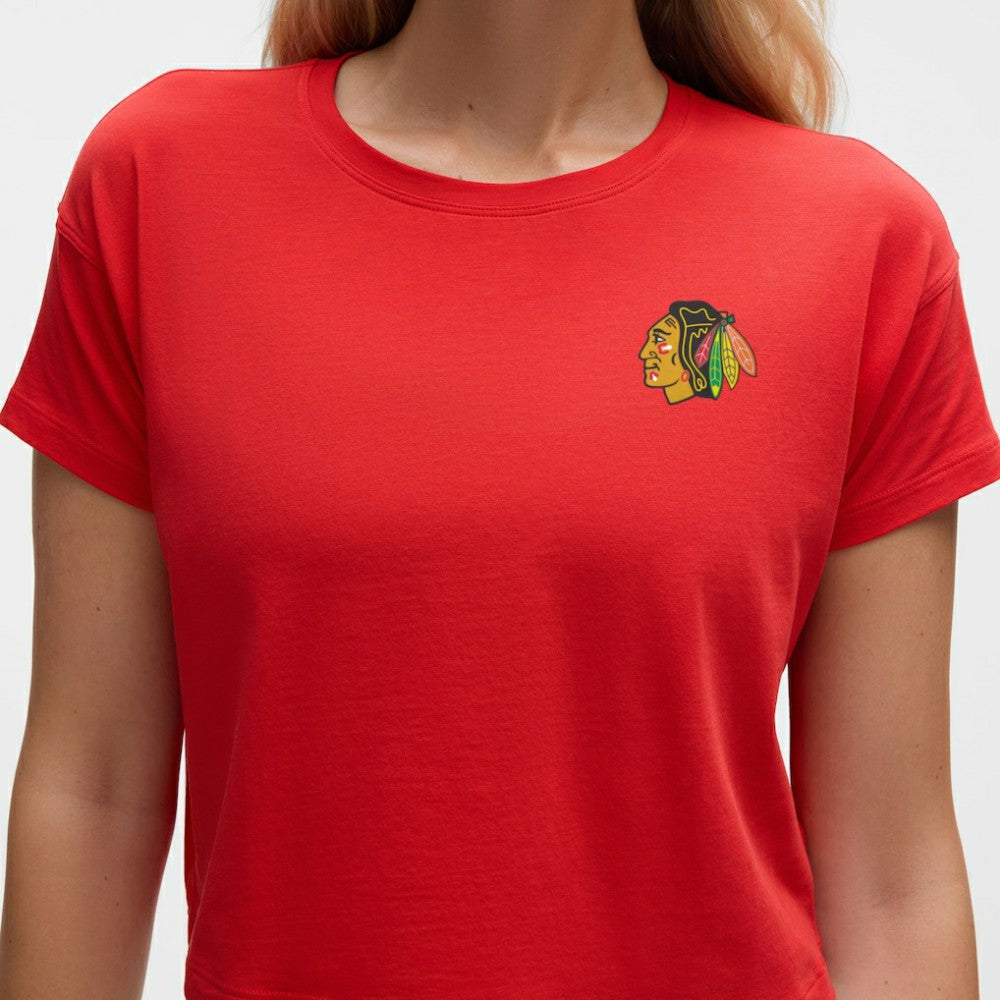 Chicago Blackhawks lululemon Women's Cates T-Shirt - True Red - NHL