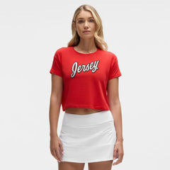 New Jersey Devils lululemon Women's Cates T-Shirt - True Red - NHL