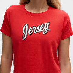 New Jersey Devils lululemon Women's Cates T-Shirt - True Red - NHL