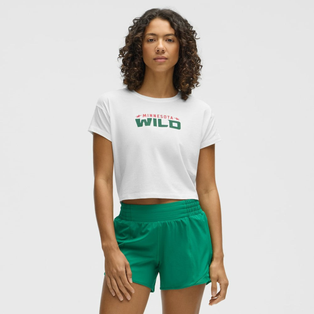 Minnesota Wild lululemon Women's Cates T-Shirt - White - NHL