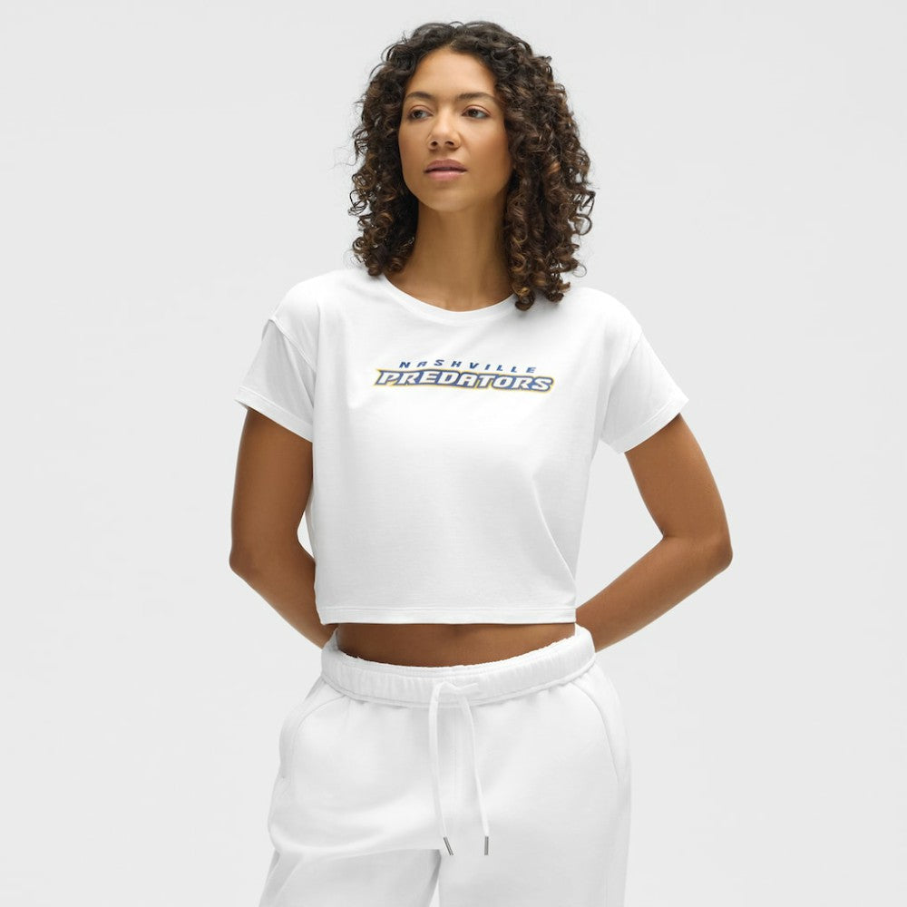 Nashville Predators lululemon Women's Cates T-Shirt - White - NHL
