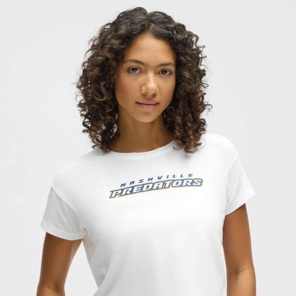 Nashville Predators lululemon Women's Cates T-Shirt - White - NHL