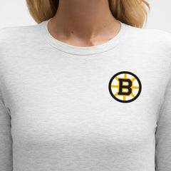 Boston Bruins lululemon Women's Love Long Sleeve T-Shirt - Heathered Core Ultra Light Grey - NHL