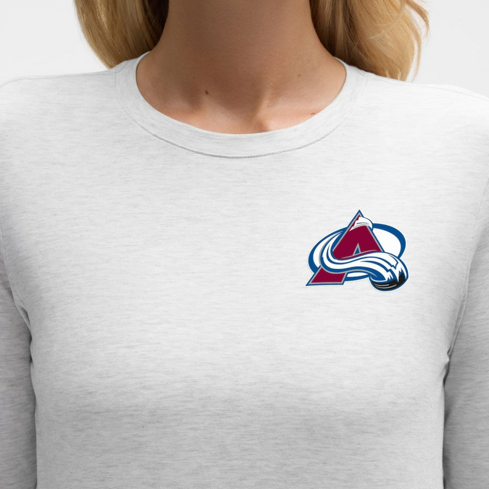 Colorado Avalanche lululemon Women's Love Long Sleeve T-Shirt - Heathered Core Ultra Light Grey - NHL