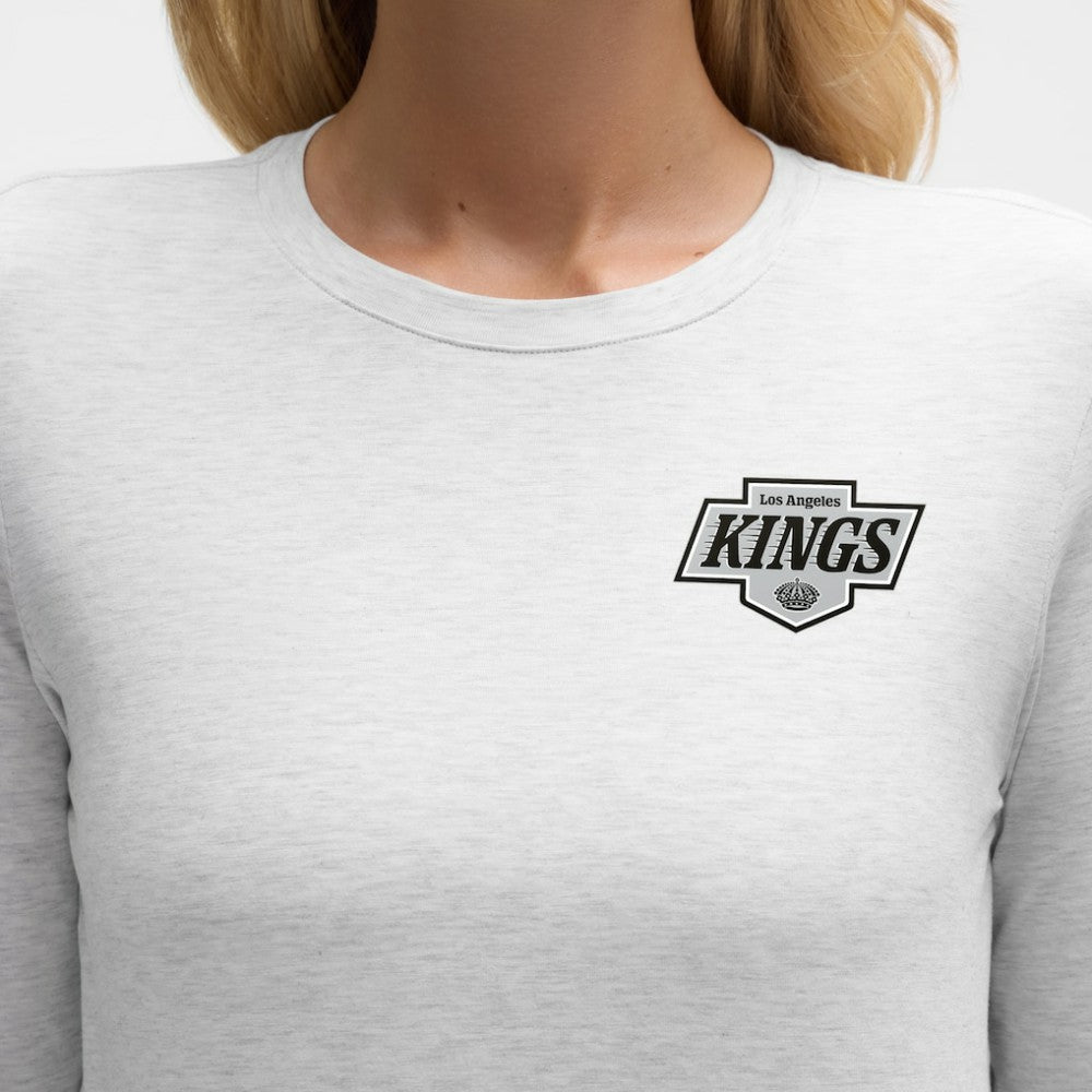 Los Angeles Kings lululemon Women's Love Long Sleeve T-Shirt - Heathered Core Ultra Light Grey - NHL