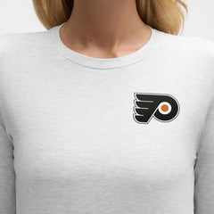 Philadelphia Flyers lululemon Women's Love Long Sleeve T-Shirt - Heathered Core Ultra Light Grey - NHL