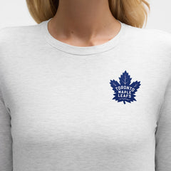 Toronto Maple Leafs lululemon Women's Love Long Sleeve T-Shirt - Heathered Core Ultra Light Grey - NHL