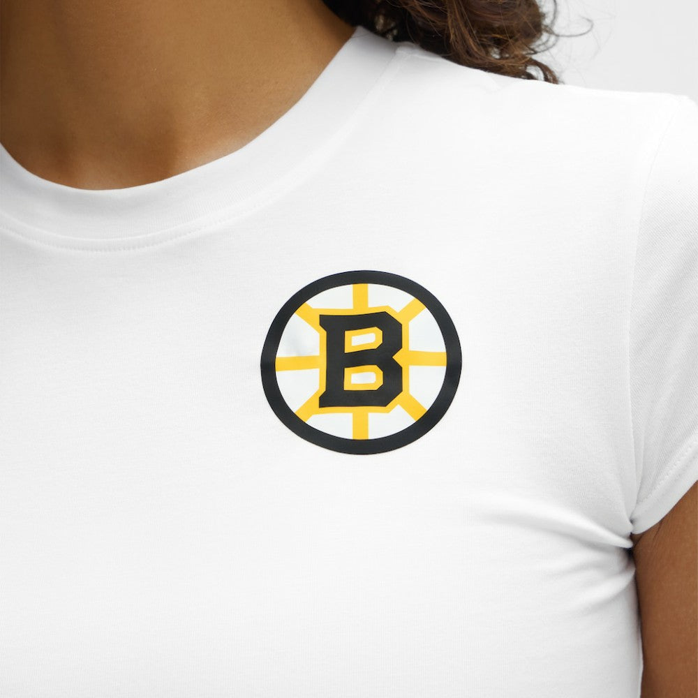 Boston Bruins lululemon Women's Baby T-Shirt - White - NHL