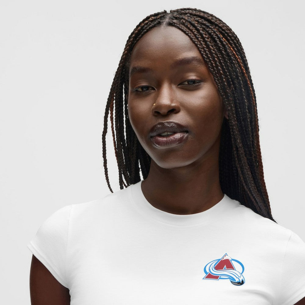 Colorado Avalanche lululemon Women's Baby T-Shirt - White - NHL