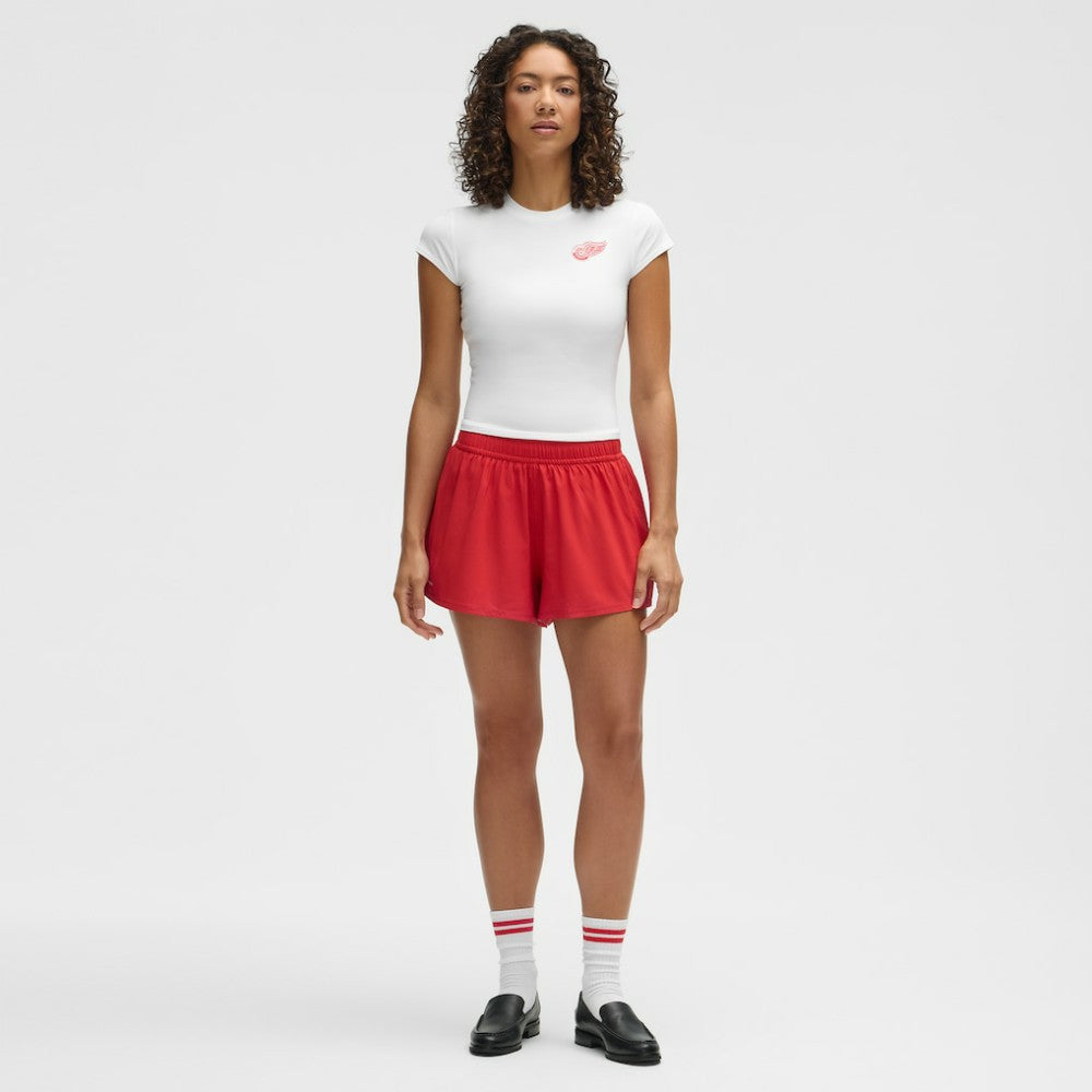 Detroit Red Wings lululemon Women's Baby T-Shirt - White - NHL