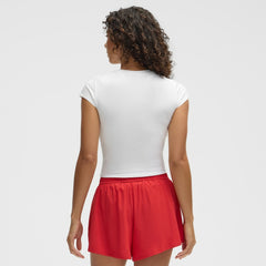 Detroit Red Wings lululemon Women's Baby T-Shirt - White - NHL