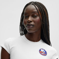 New York Islanders lululemon Women's Baby T-Shirt - White - NHL