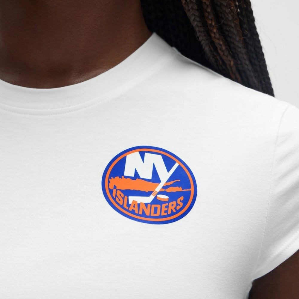 New York Islanders lululemon Women's Baby T-Shirt - White - NHL