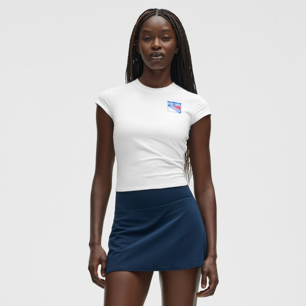 New York Rangers lululemon Women's Baby T-Shirt - White - NHL