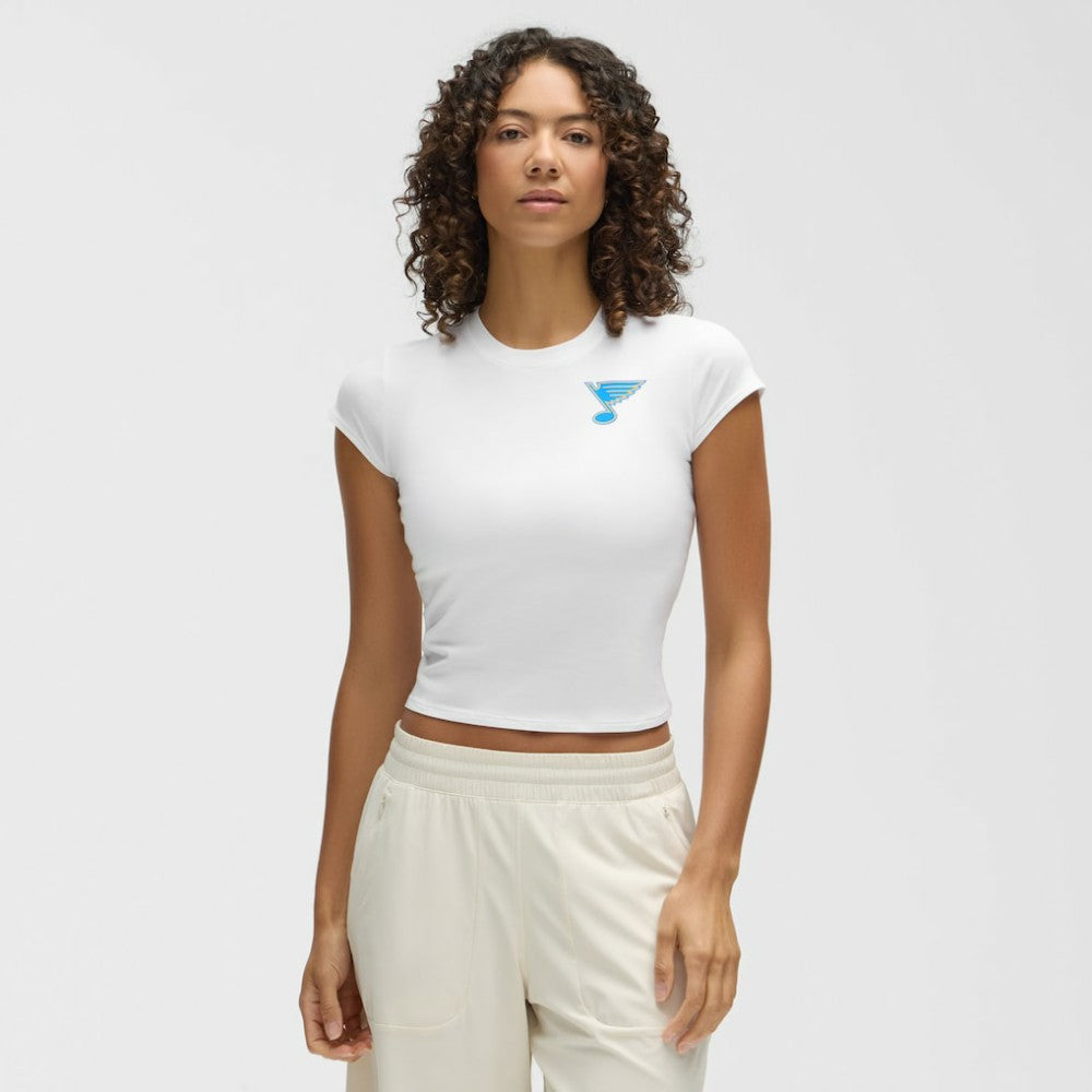 St. Louis Blues lululemon Women's Baby T-Shirt - White - NHL