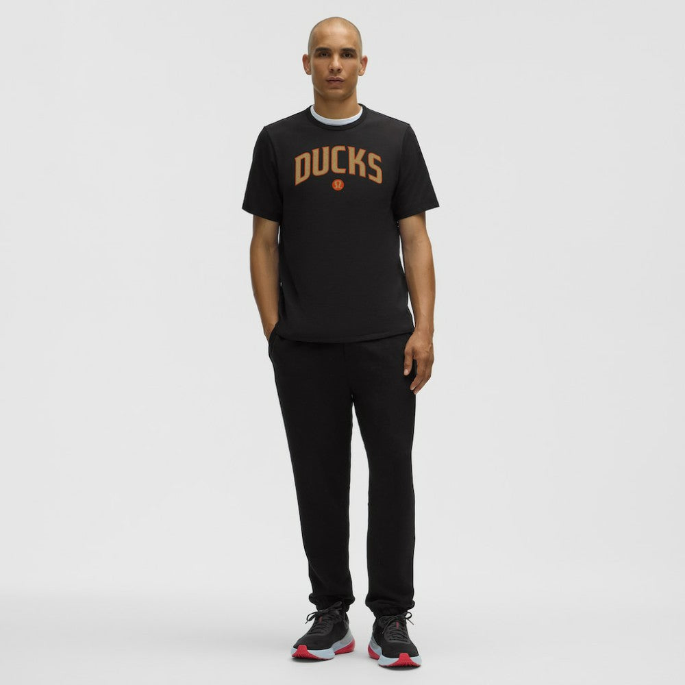 Anaheim Ducks lululemon Organic Cotton Classic-Fit T-Shirt - Black - NHL