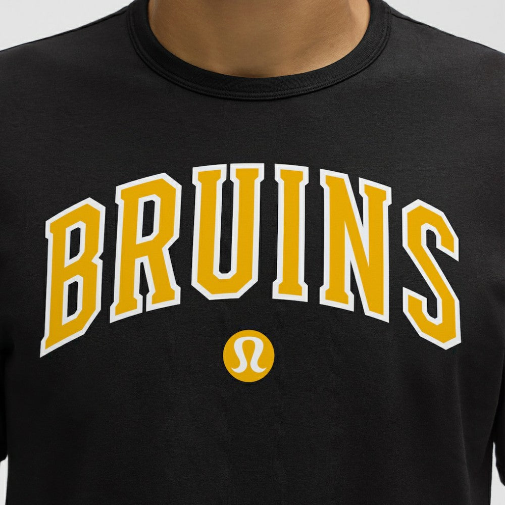 Boston Bruins lululemon Organic Cotton Classic-Fit T-Shirt - Black - NHL