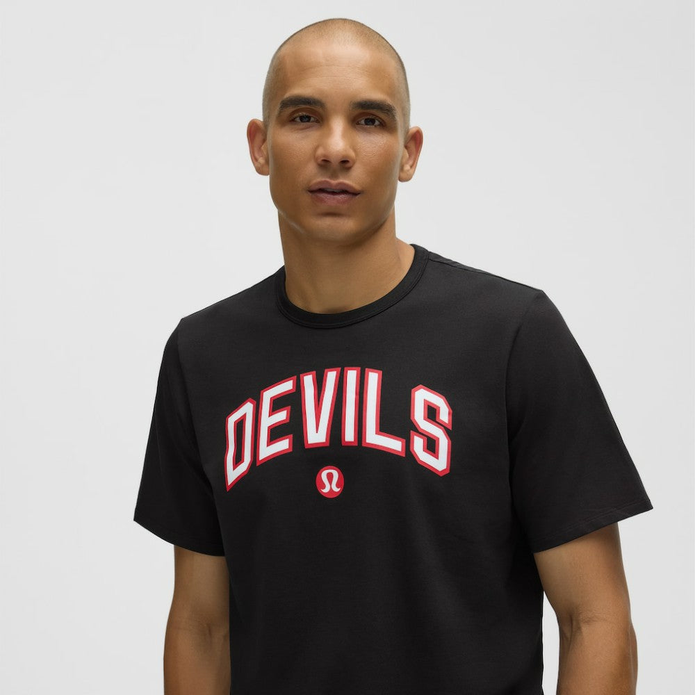 New Jersey Devils lululemon Organic Cotton Classic-Fit T-Shirt - Black - NHL