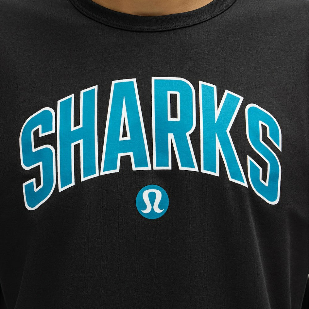 San Jose Sharks lululemon Organic Cotton Classic-Fit T-Shirt - Black - NHL