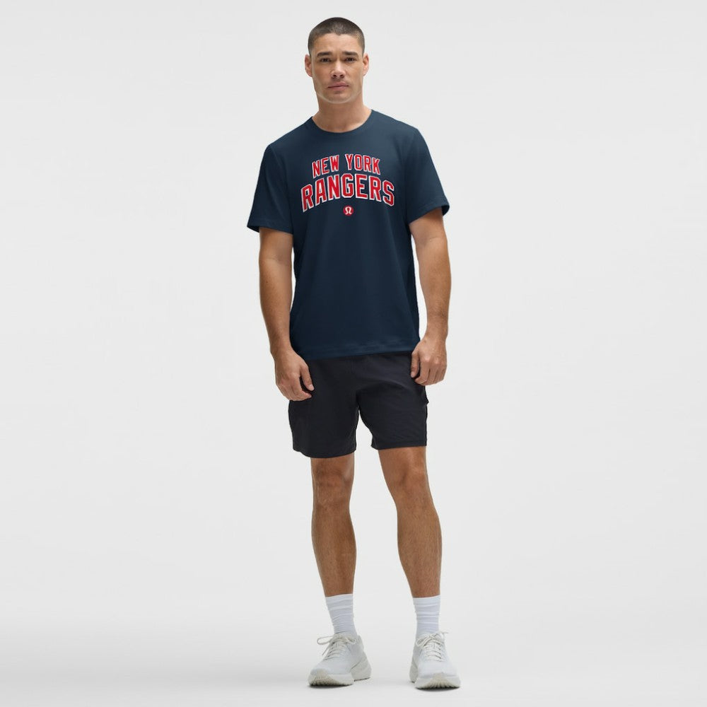 New York Rangers lululemon Organic Cotton Classic-Fit T-Shirt - Blue - NHL
