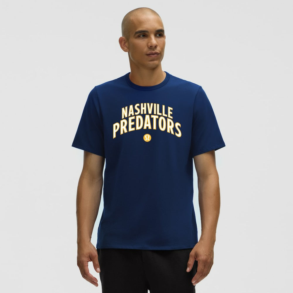 Nashville Predators lululemon Organic Cotton Classic-Fit T-Shirt - Blue - NHL