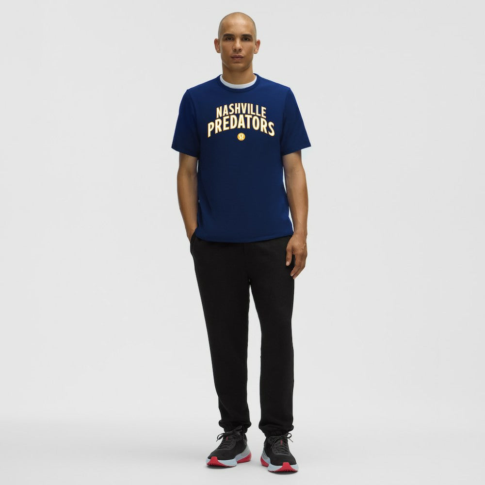 Nashville Predators lululemon Organic Cotton Classic-Fit T-Shirt - Blue - NHL