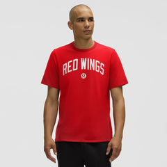 Detroit Red Wings lululemon Organic Cotton Classic-Fit T-Shirt - True Red - NHL