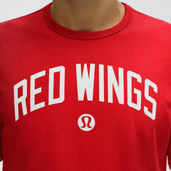 Detroit Red Wings lululemon Organic Cotton Classic-Fit T-Shirt - True Red - NHL