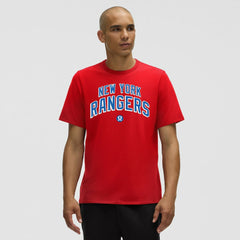 New York Rangers lululemon Organic Cotton Classic-Fit T-Shirt - True Red - NHL