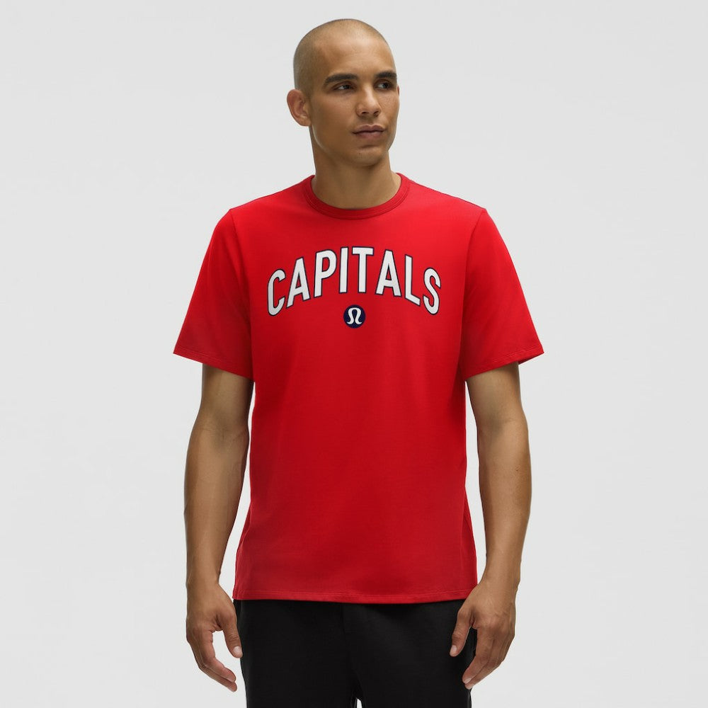 Washington Capitals lululemon Organic Cotton Classic-Fit T-Shirt - True Red - NHL