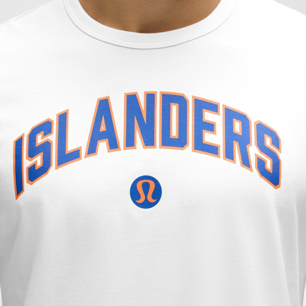 New York Islanders lululemon Organic Cotton Classic-Fit T-Shirt - White - NHL