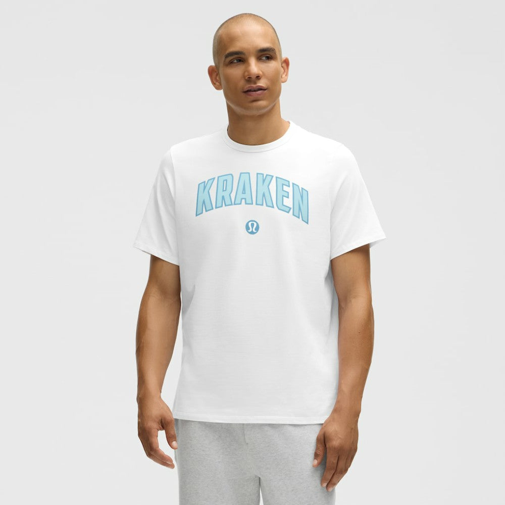 Seattle Kraken lululemon Organic Cotton Classic-Fit T-Shirt - White - NHL