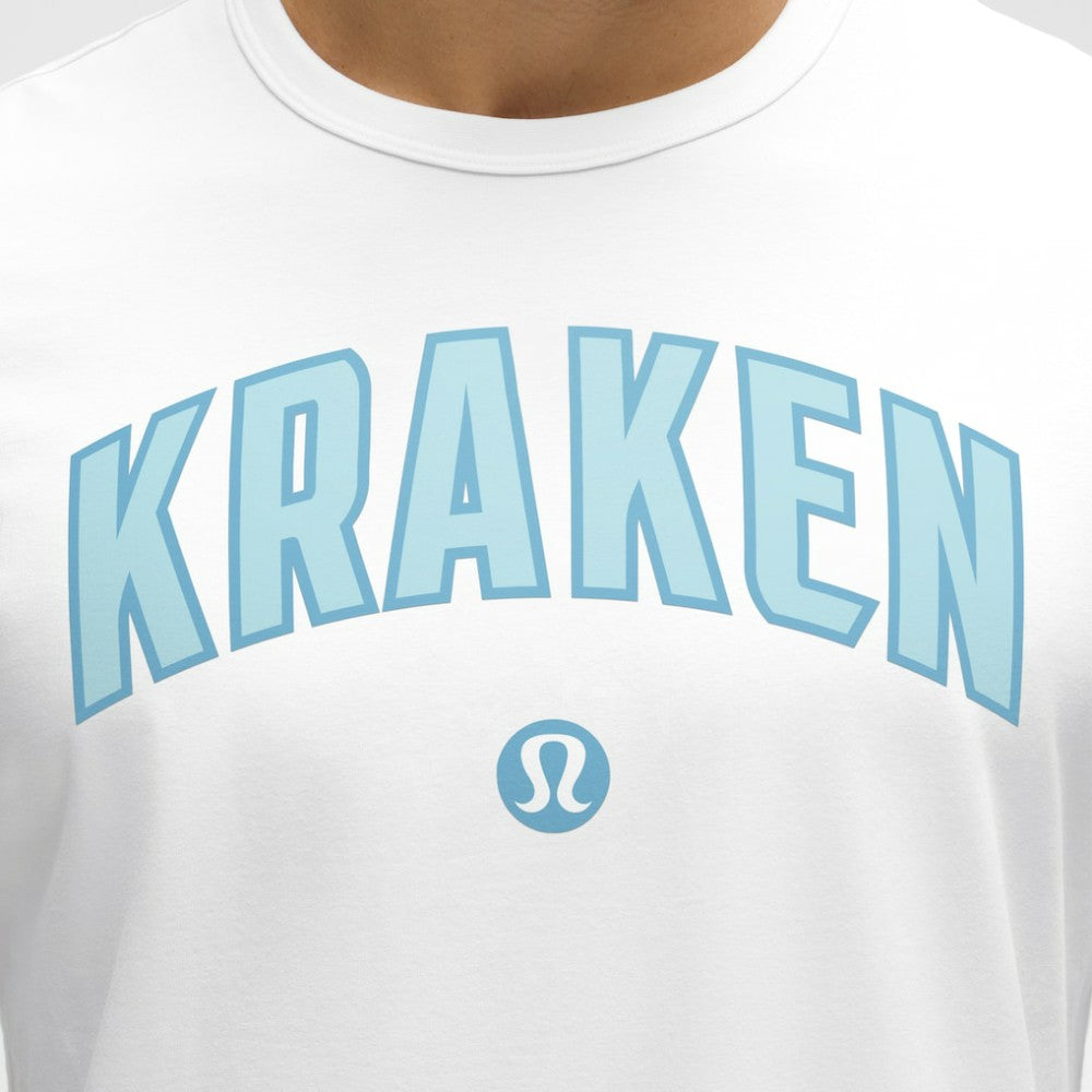 Seattle Kraken lululemon Organic Cotton Classic-Fit T-Shirt - White - NHL