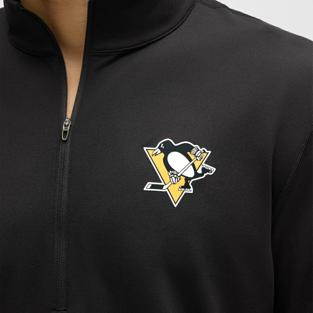 Pittsburgh Penguins lululemon Soft Jersey Half-Zip Pullover - Black - NHL